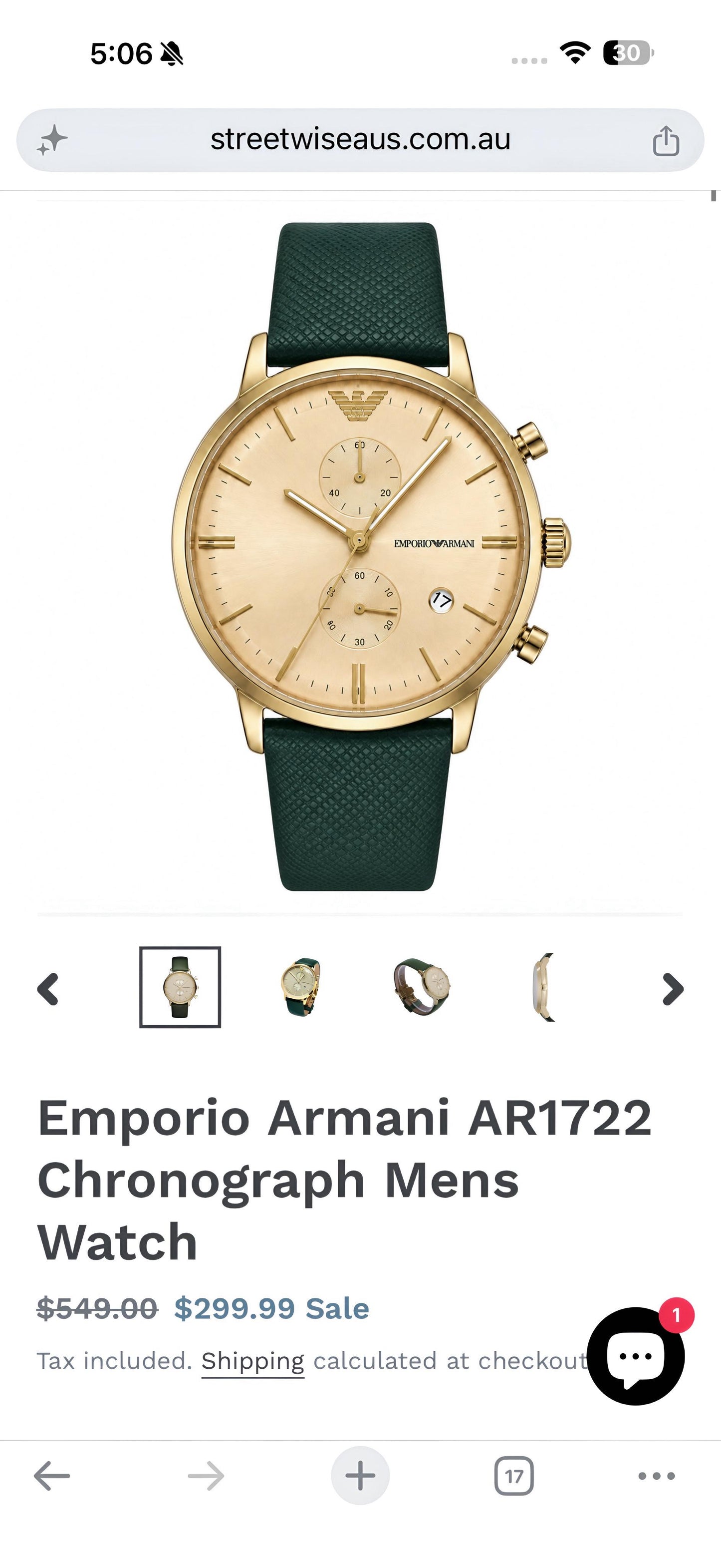 emporio armani ar17722