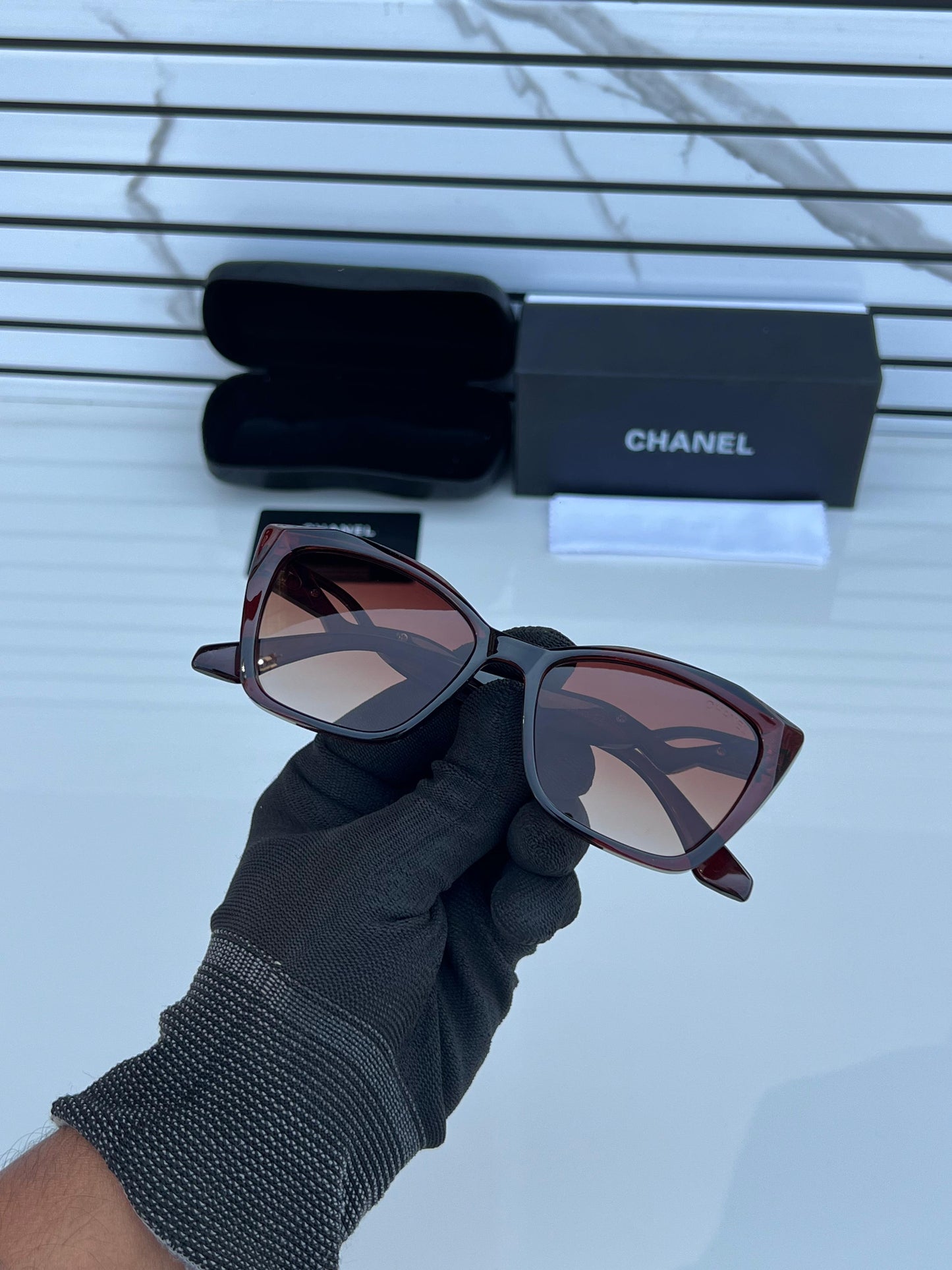 CHANEL FULL BROWN 9110