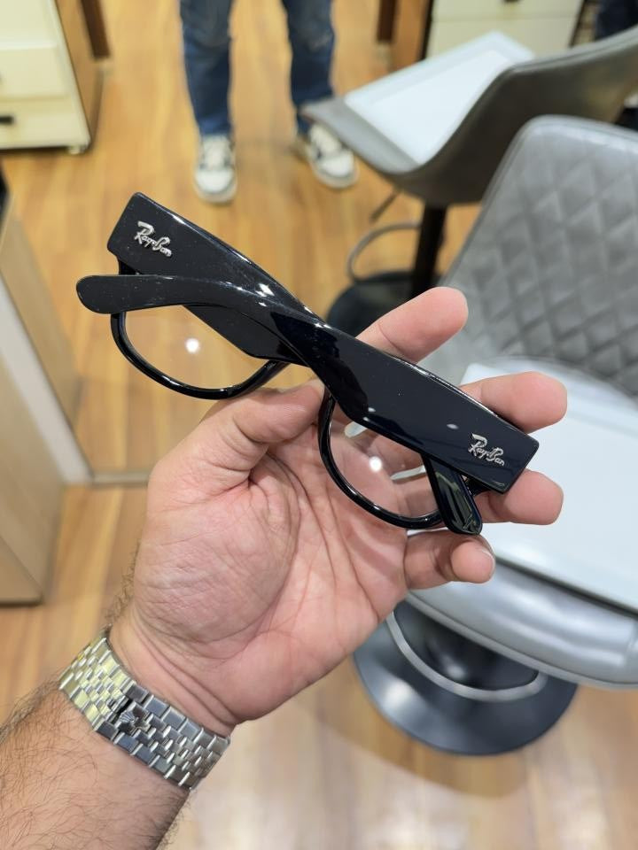 Rayban 0840 glossy black plano
