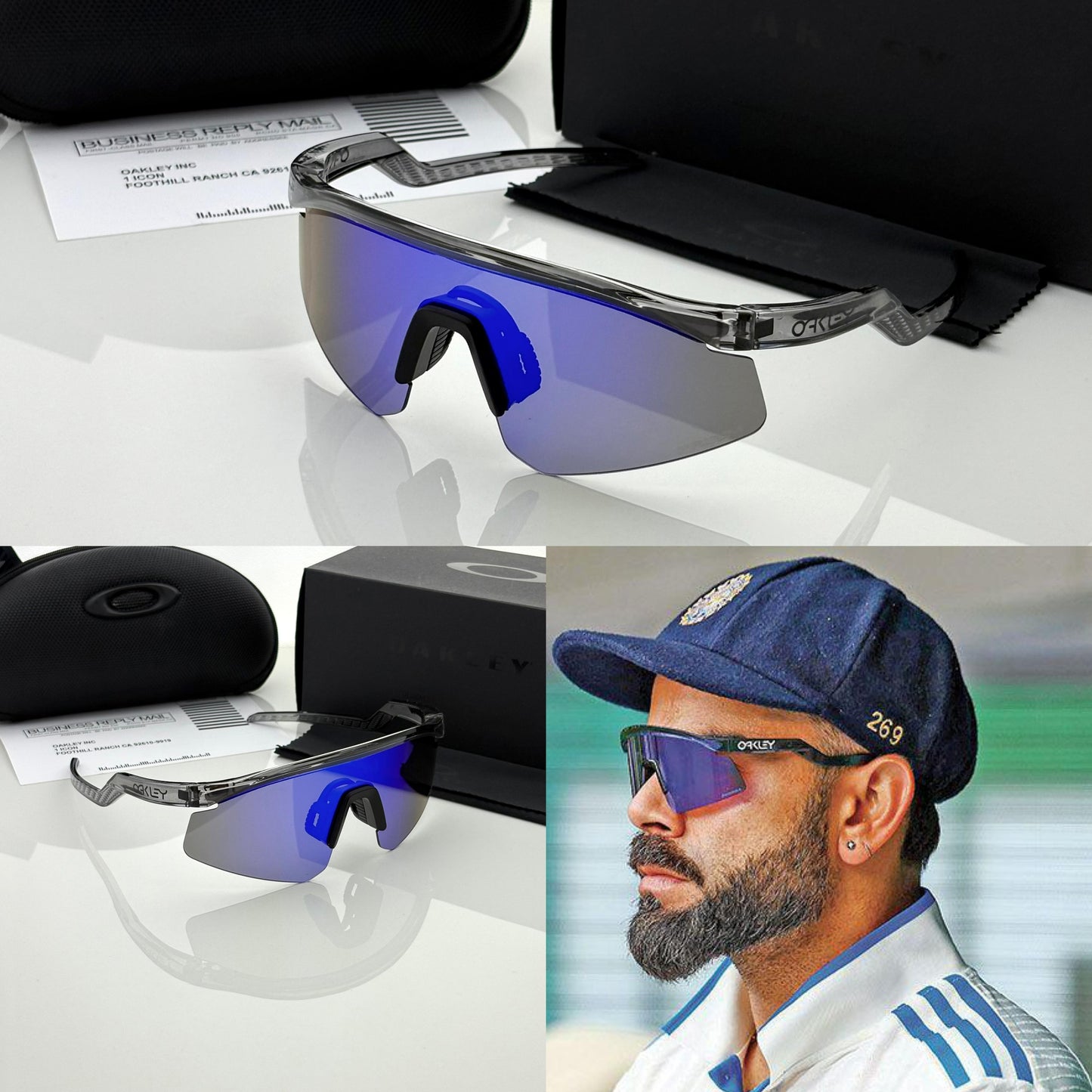 Oakle.y 4929 grey blue Mercury