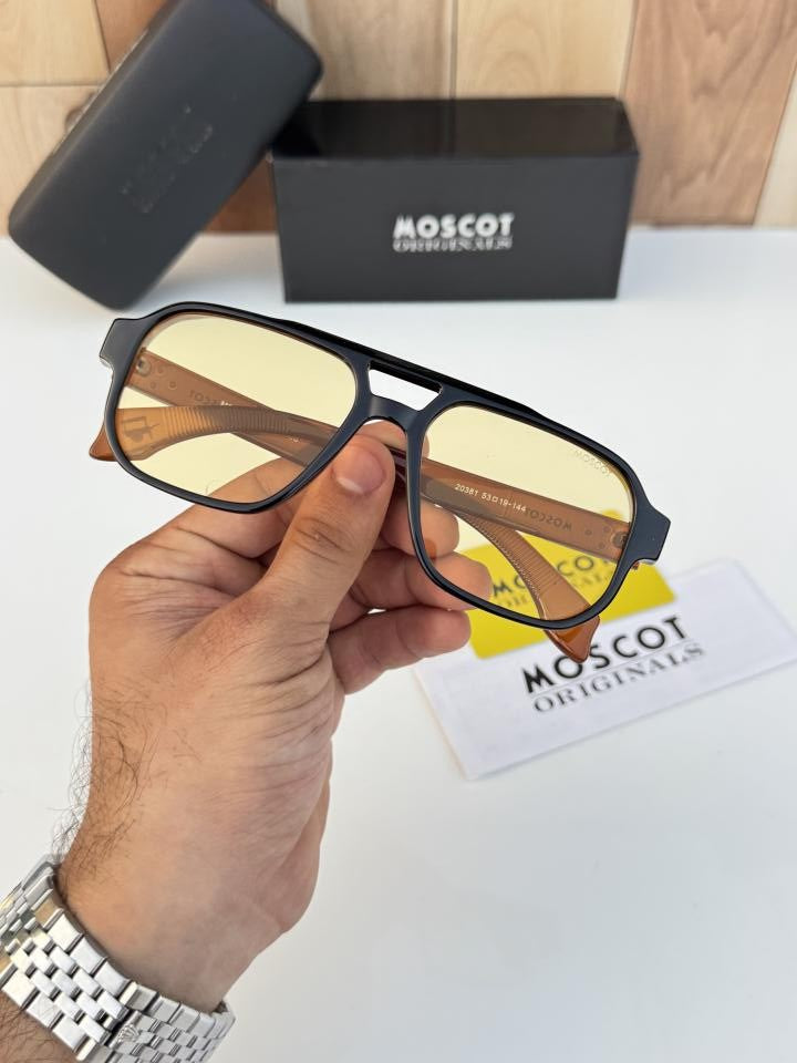 Moscot 20381 brown yellow