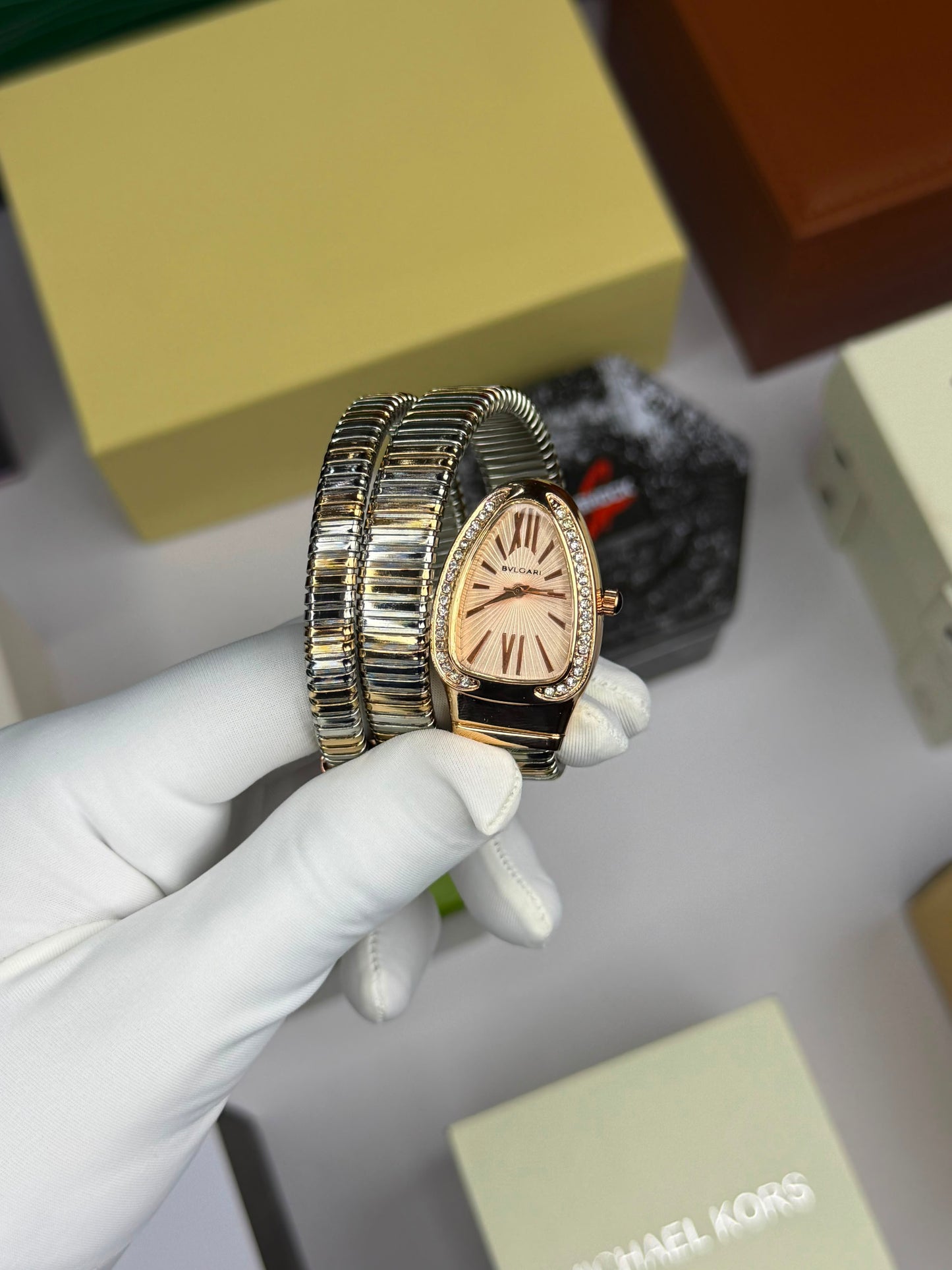 BVLGARI SILVER ROSEGOLD