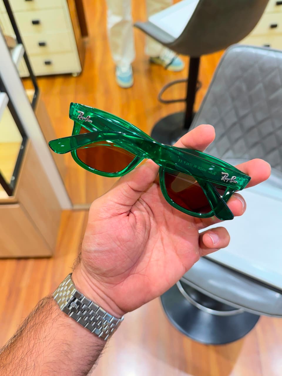 RAYBAN 05 green