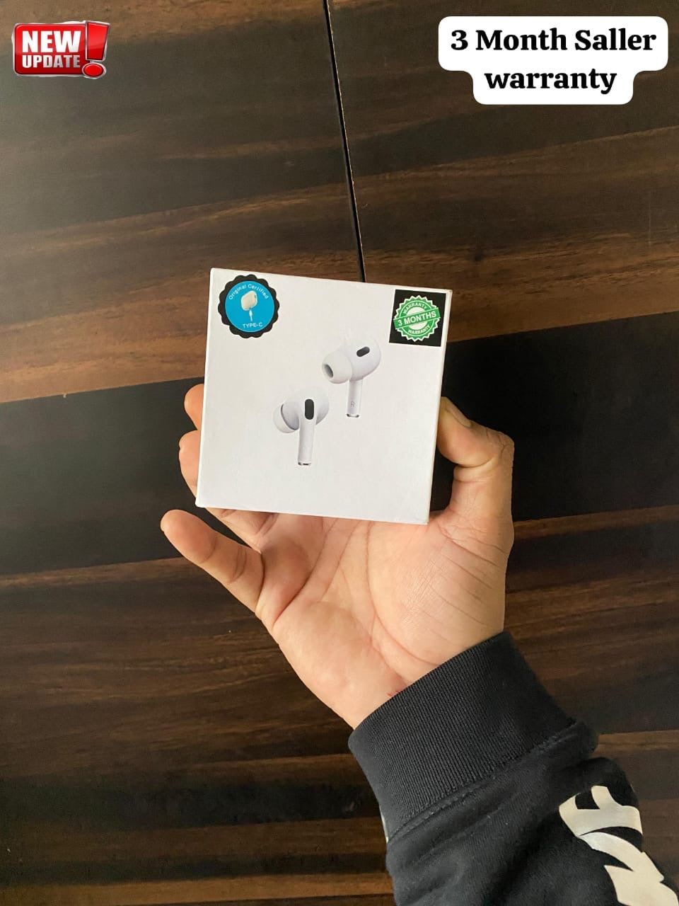 APPLE AIRPODS PRO 2 generation made in usa πΊπΈ volume control up down like original