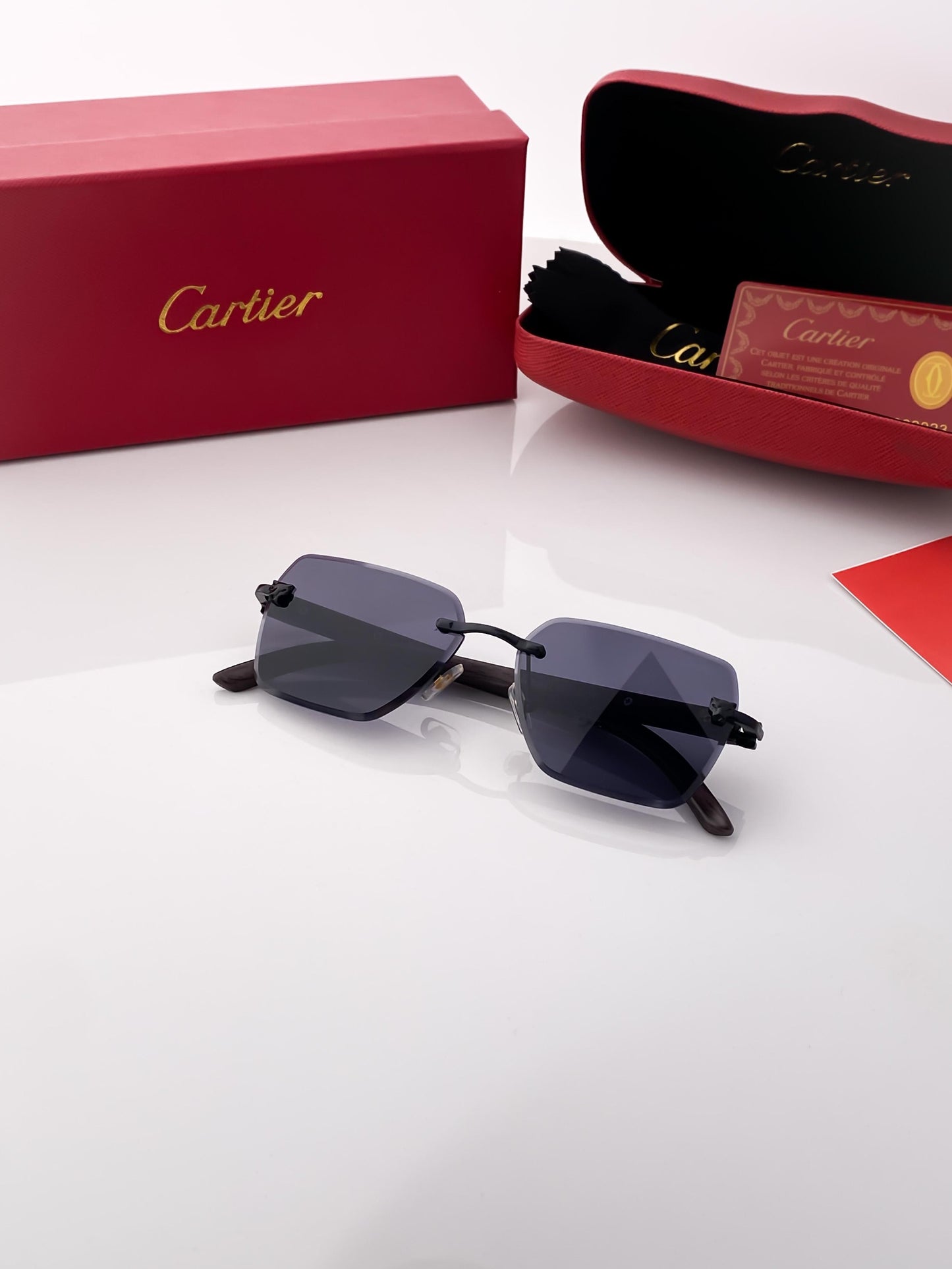 CARTIER 82202 WOODEN FULL BLACK