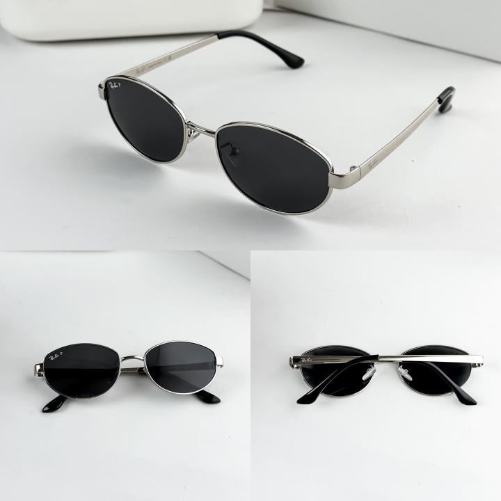 RAYBAN SILVER BLACK 3774