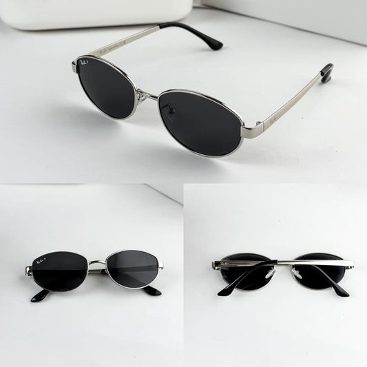 RAYBAN SILVER BLACK 3774