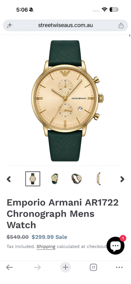 emporio armani ar17722