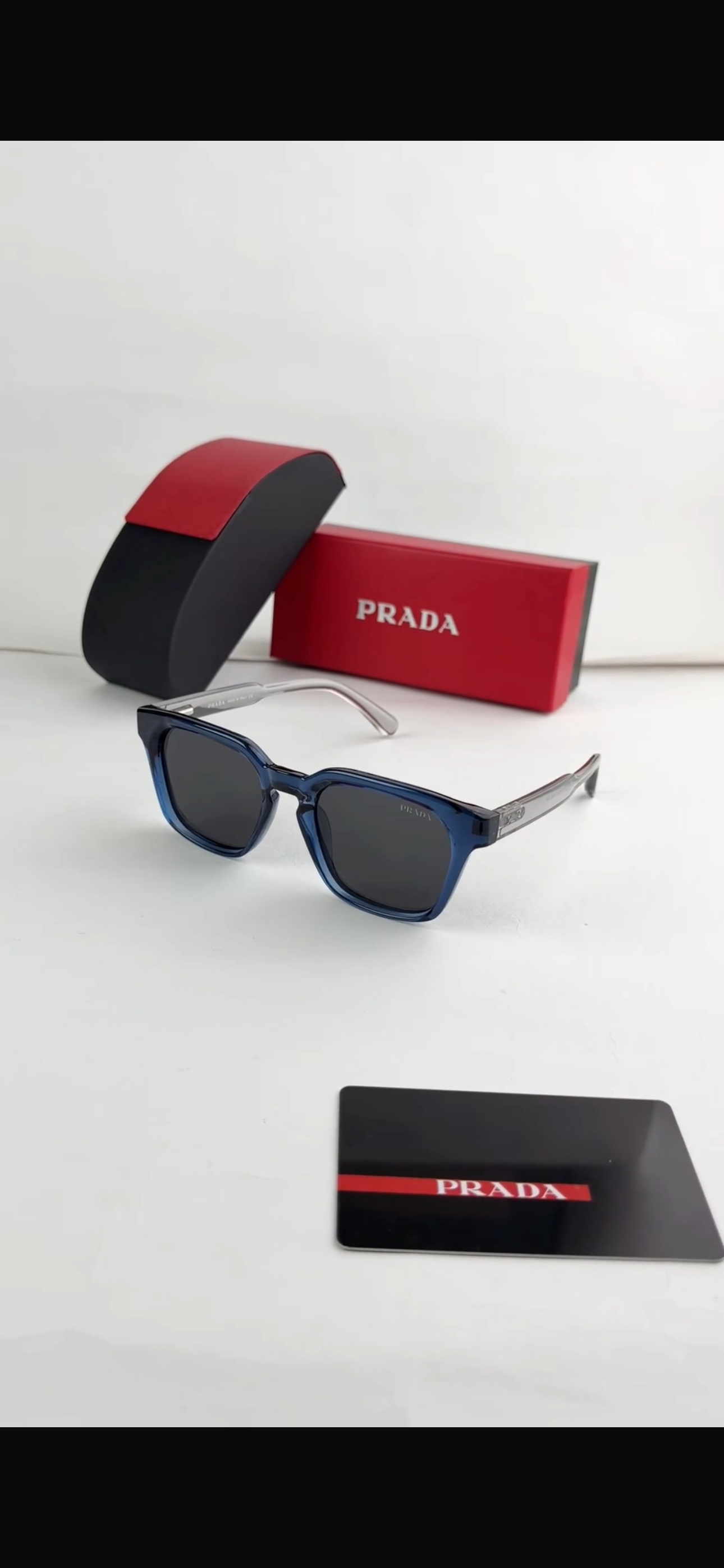 PRADA GREY BLUE 26025