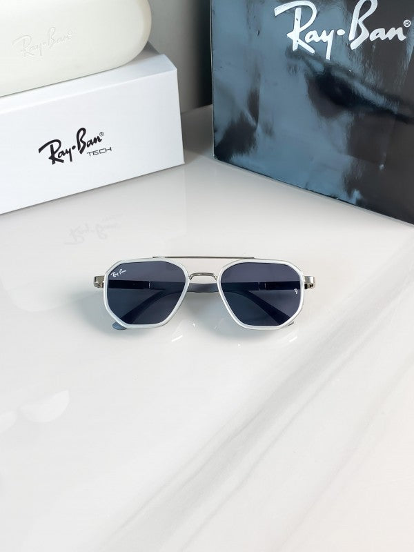 Rayban silver black 3162