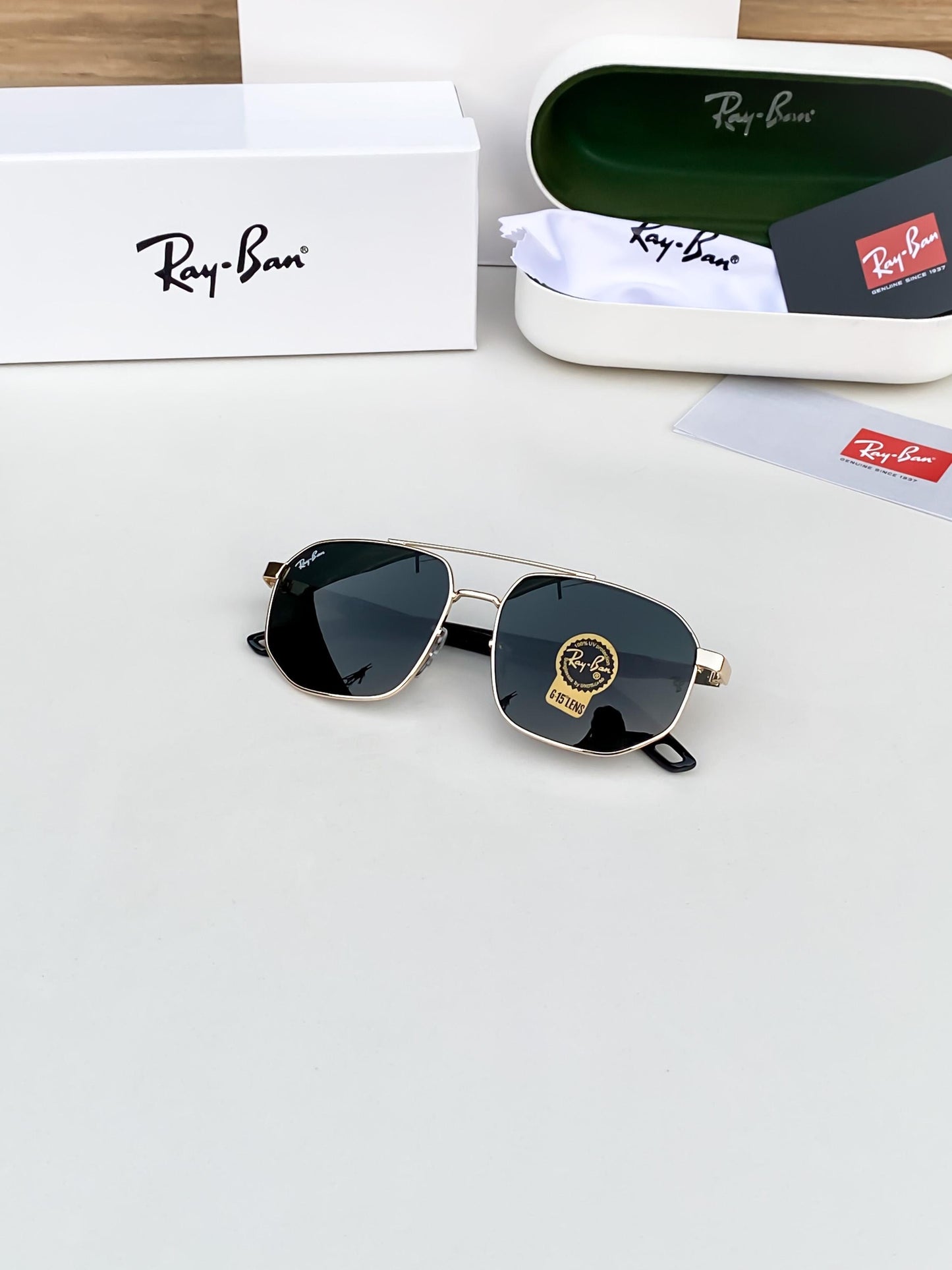 RAYBAN 3686 GOLD BLACK