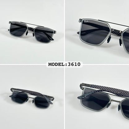 RAYBAN 3610 GREY BLACK