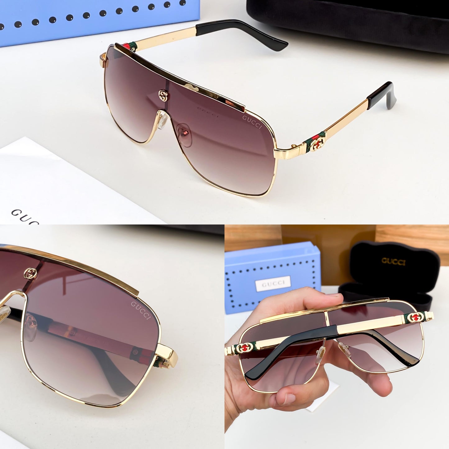 GUCCI 1508 BROWN GOLD