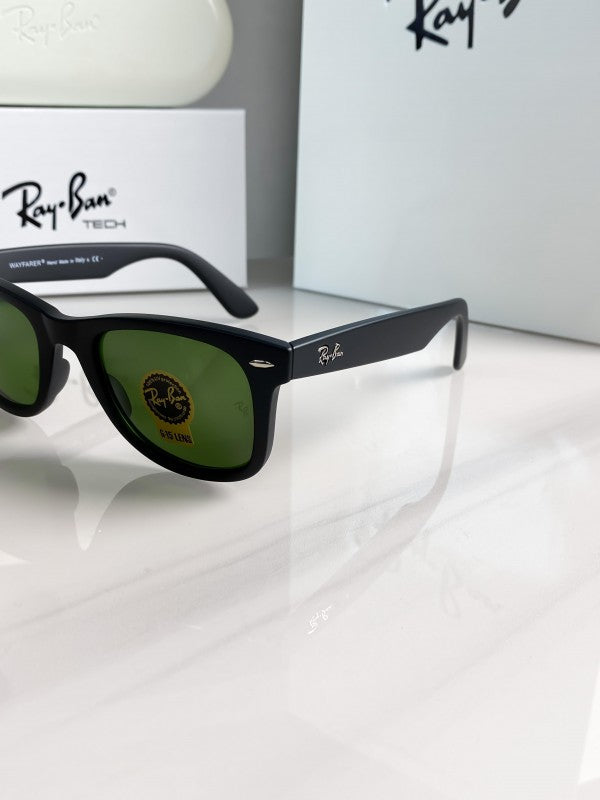 Rayban black green 2140