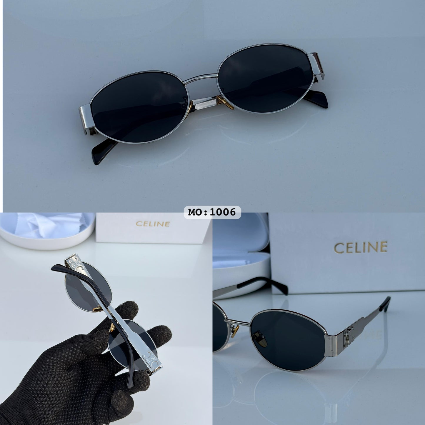 CELINE 1006 SLIVER BLACK