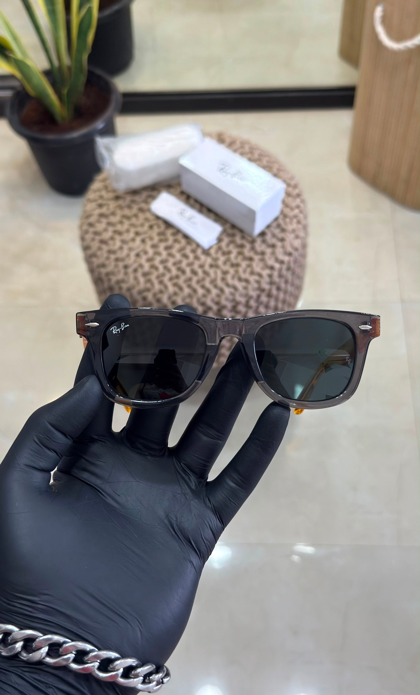 RAYBAN 2140 grey, yellow,