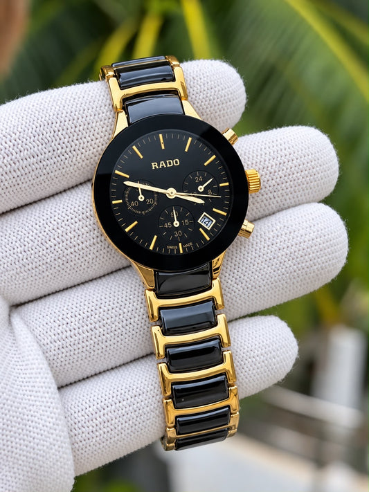 RADO FOR HER CRONO AND DATE WORK.