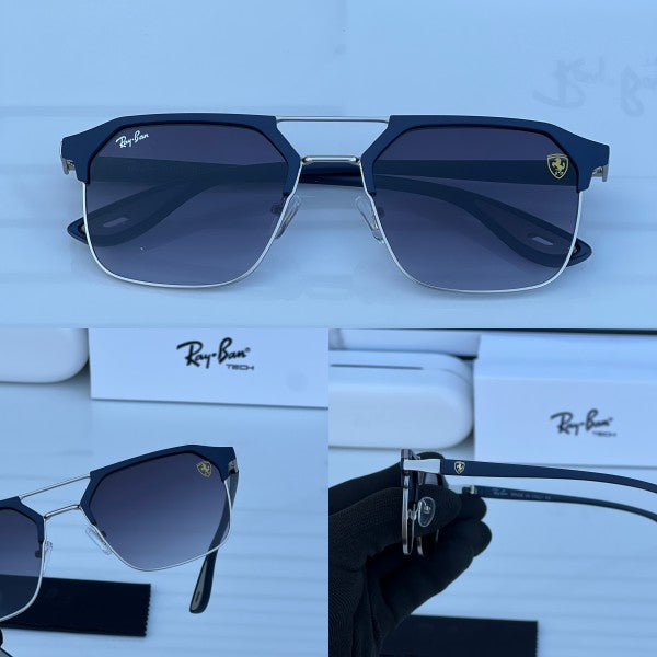 Rayban 04 mate blue black shades