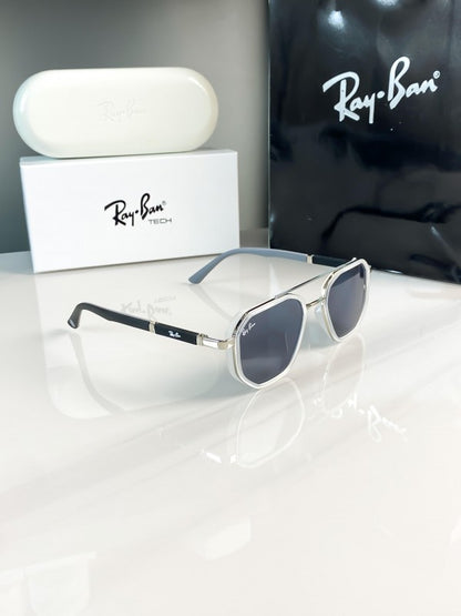 Rayban silver black 3162