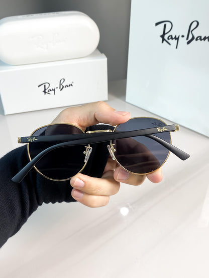 RAY BAN BLACK GOLD