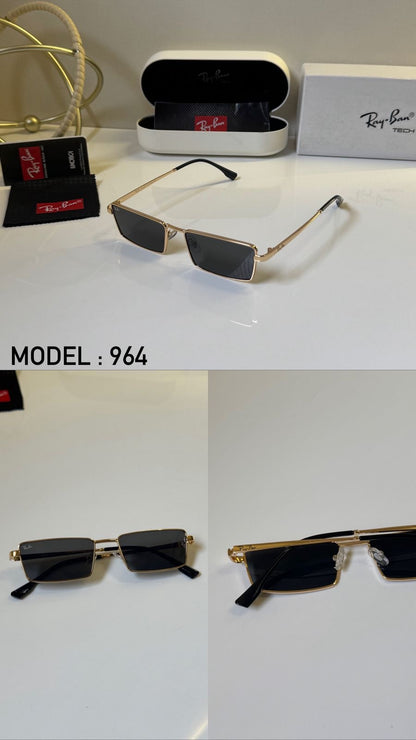 RAYBAN 964 glod black