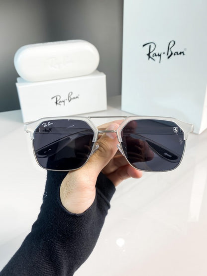 Rayban04 white black