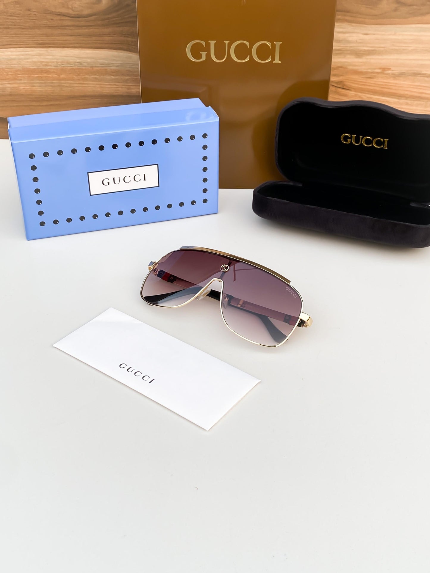 GUCCI 1508 BROWN GOLD