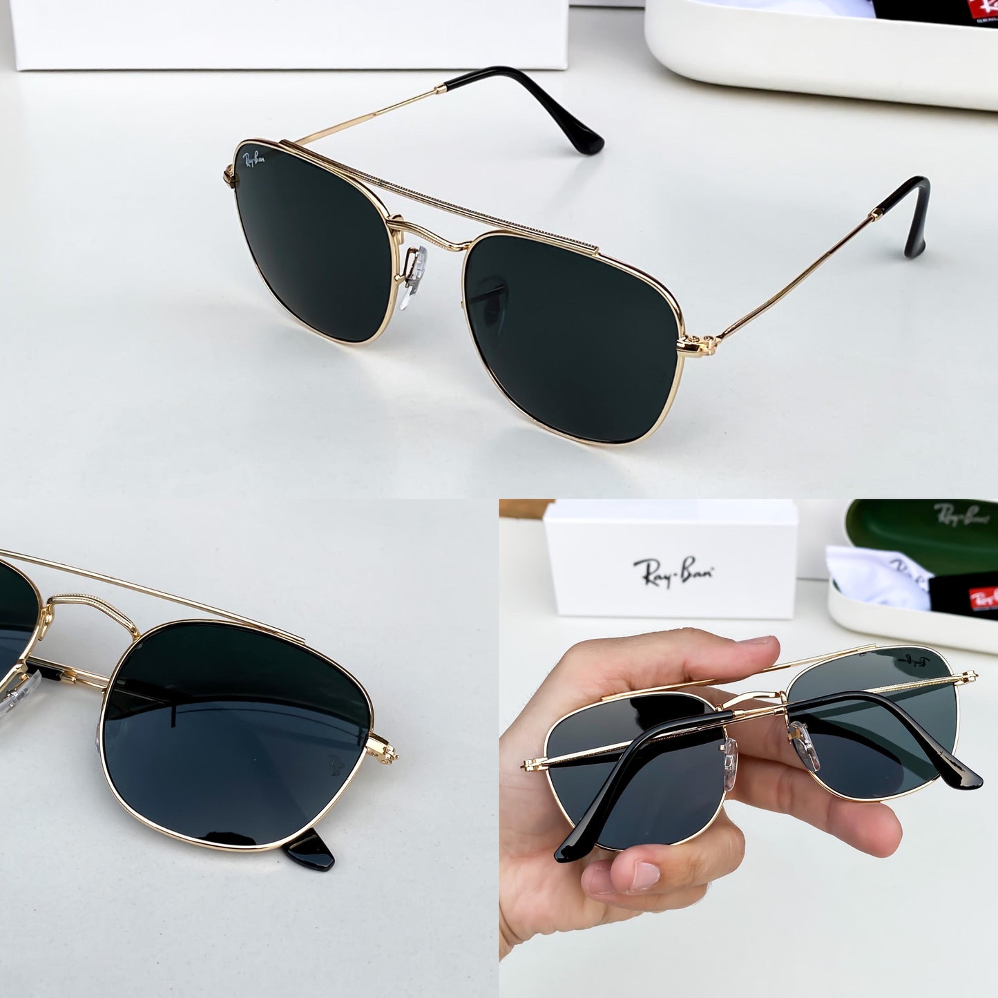 RAYBAN 3557 GOLD BLACK