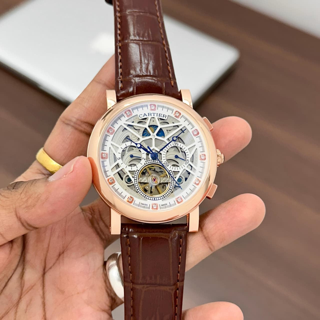CARTIER ROTATING SUN MOON
