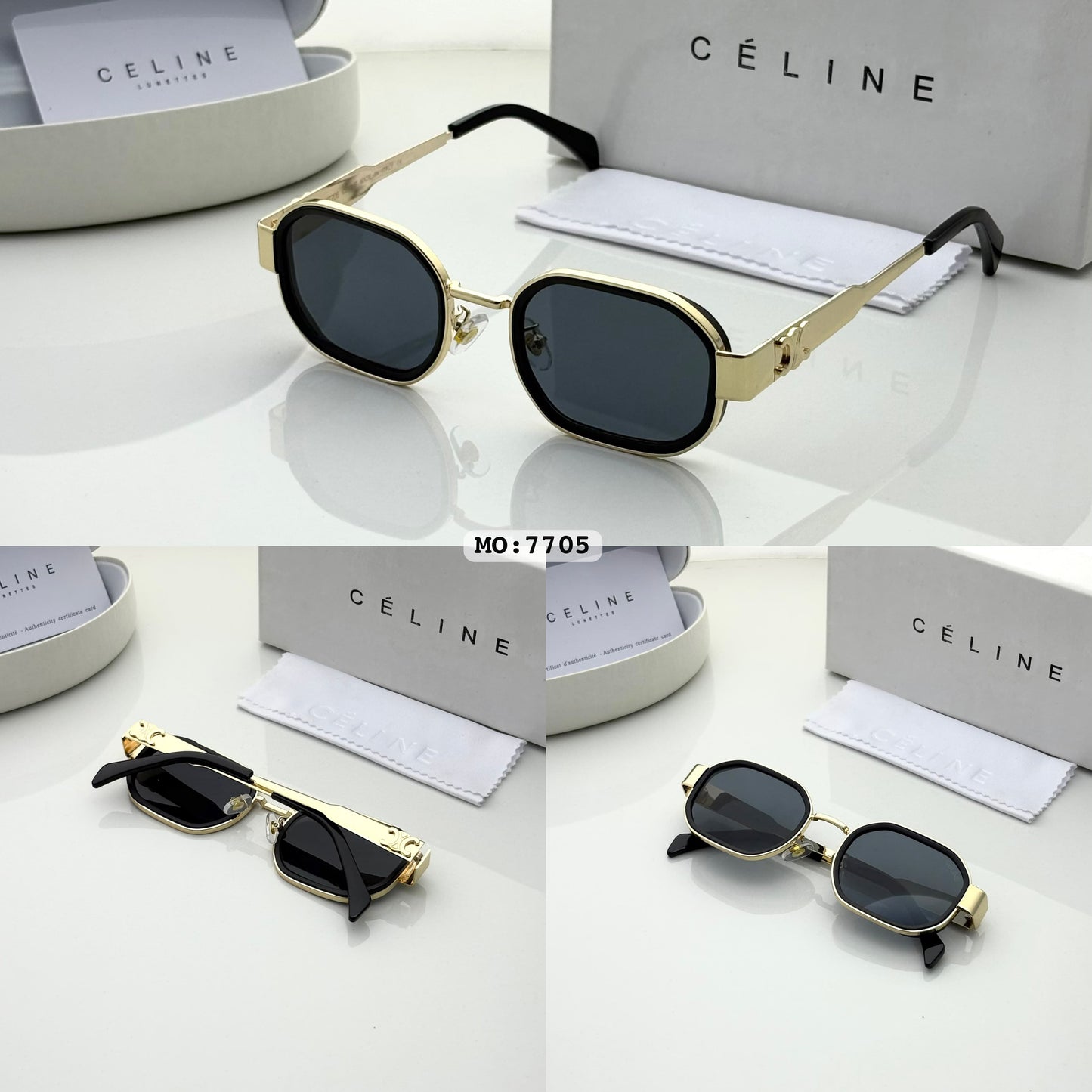 CELINE golden black