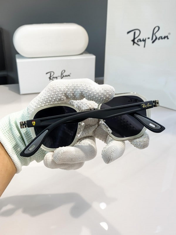 Rayban silver black 3674