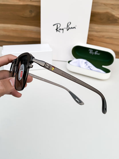 RAYBAN 04 MATT GUN GREY BLACK