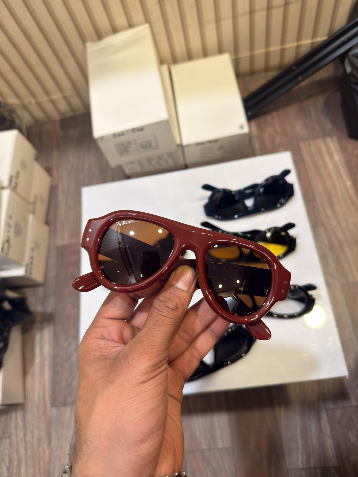 RAYBAN  AVIATOR, PUFFER