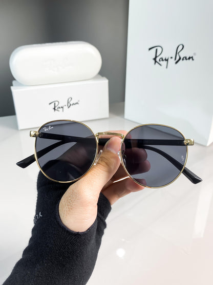 RAY BAN BLACK GOLD