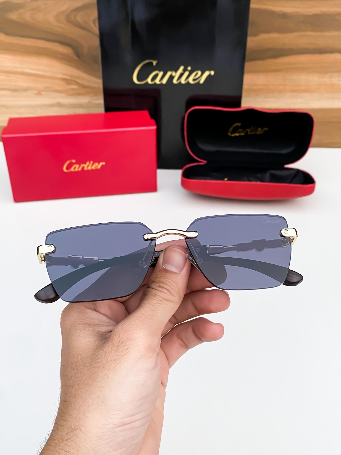 CARTIER GOLD BLACK