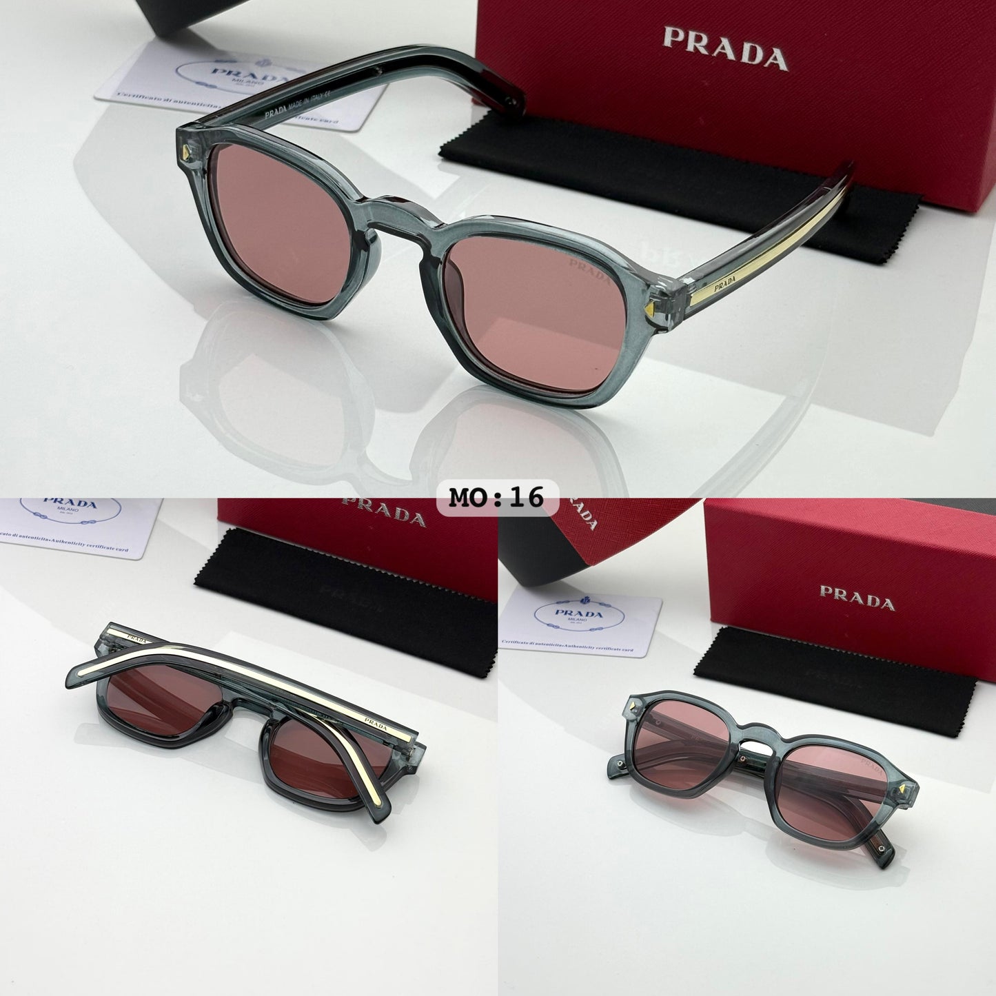 PRADA 16 red