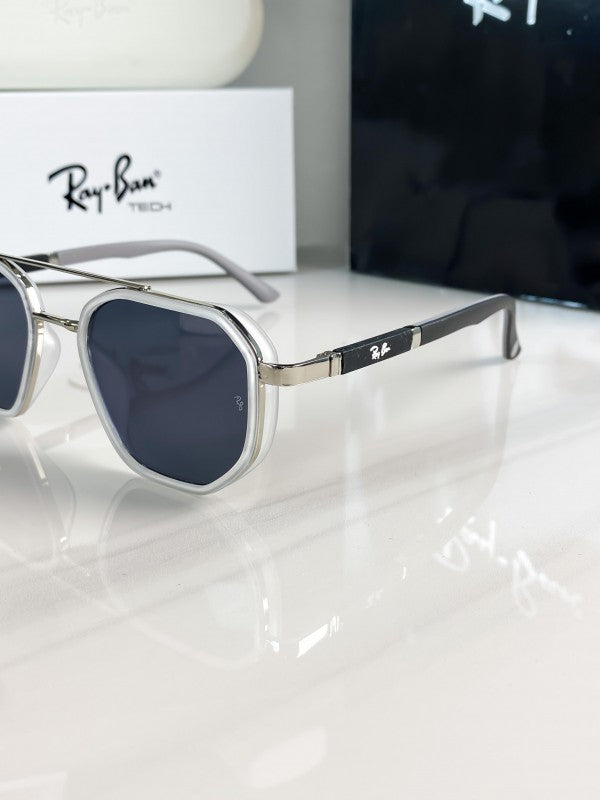 Rayban silver black 3162