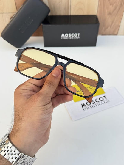 Moscot 20381 brown yellow