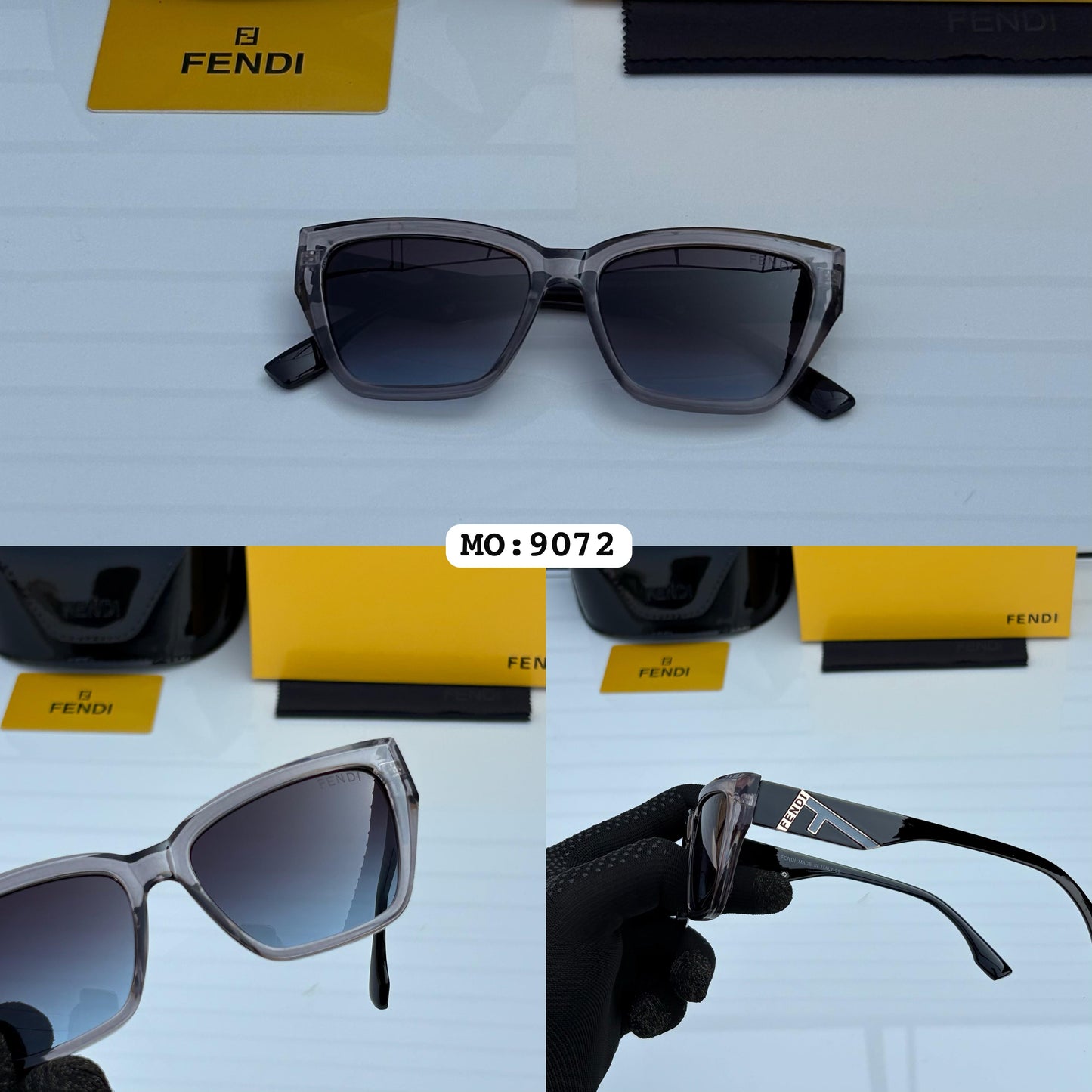 FENDI 9072 GREY BLACK