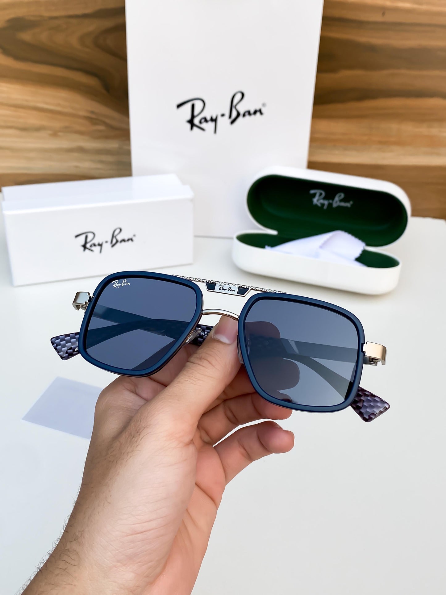 RAYBAN 3617 SILVER BLUE