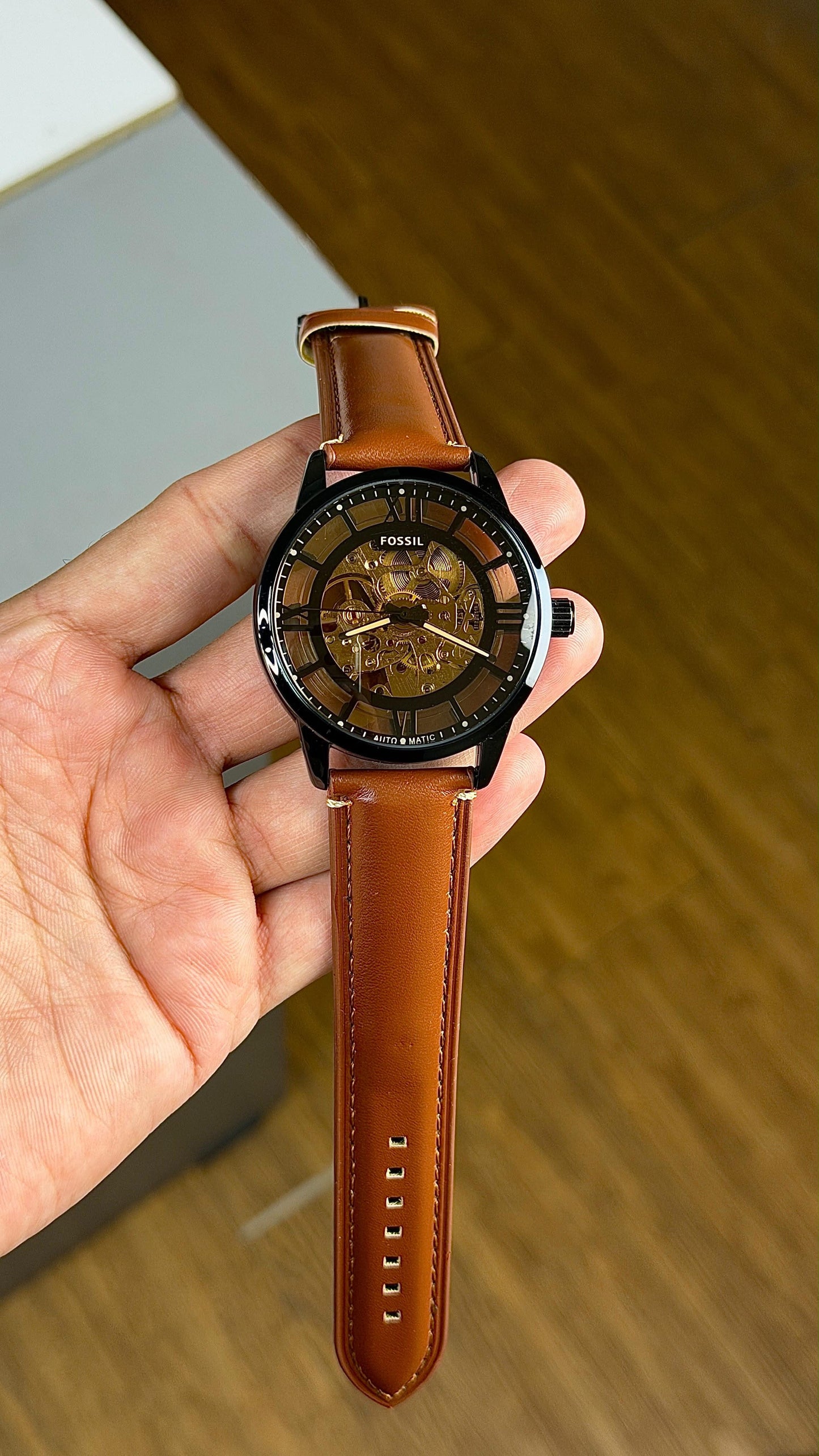 FOSSIL LEATHER AUTOMATIC