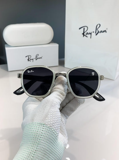 Rayban silver black 3674