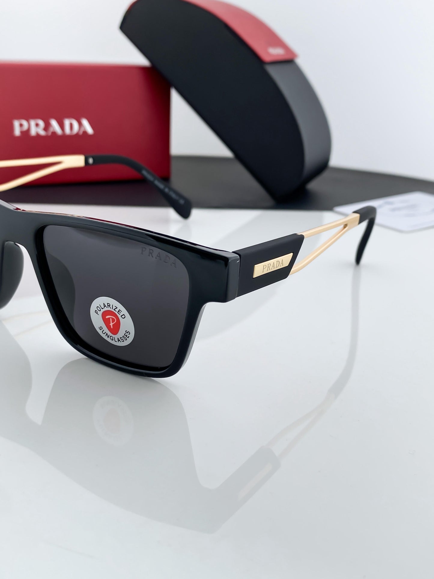 PRADA BLACK AND GOLD