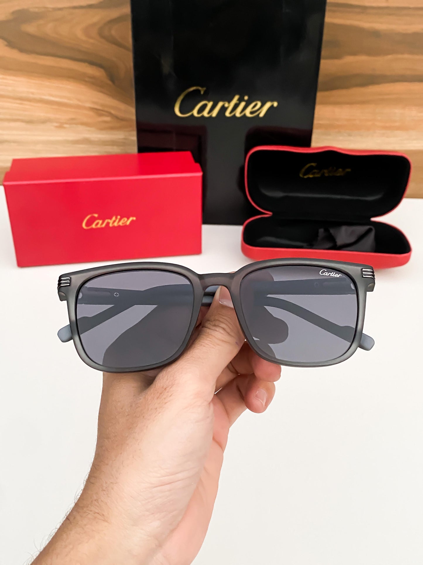 CARTIER 200 GREY BLACK