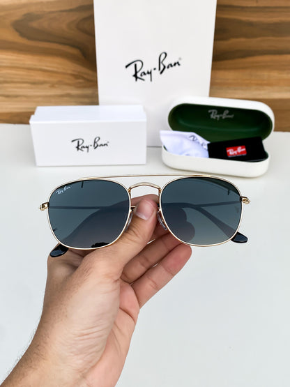 RAYBAN 3557 GOLD BLACK