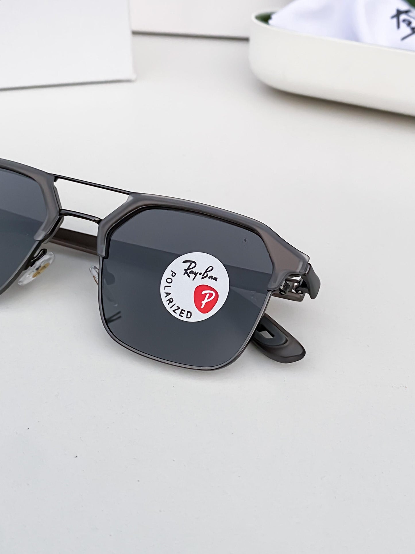 RAYBAN 04 MATT GUN GREY BLACK