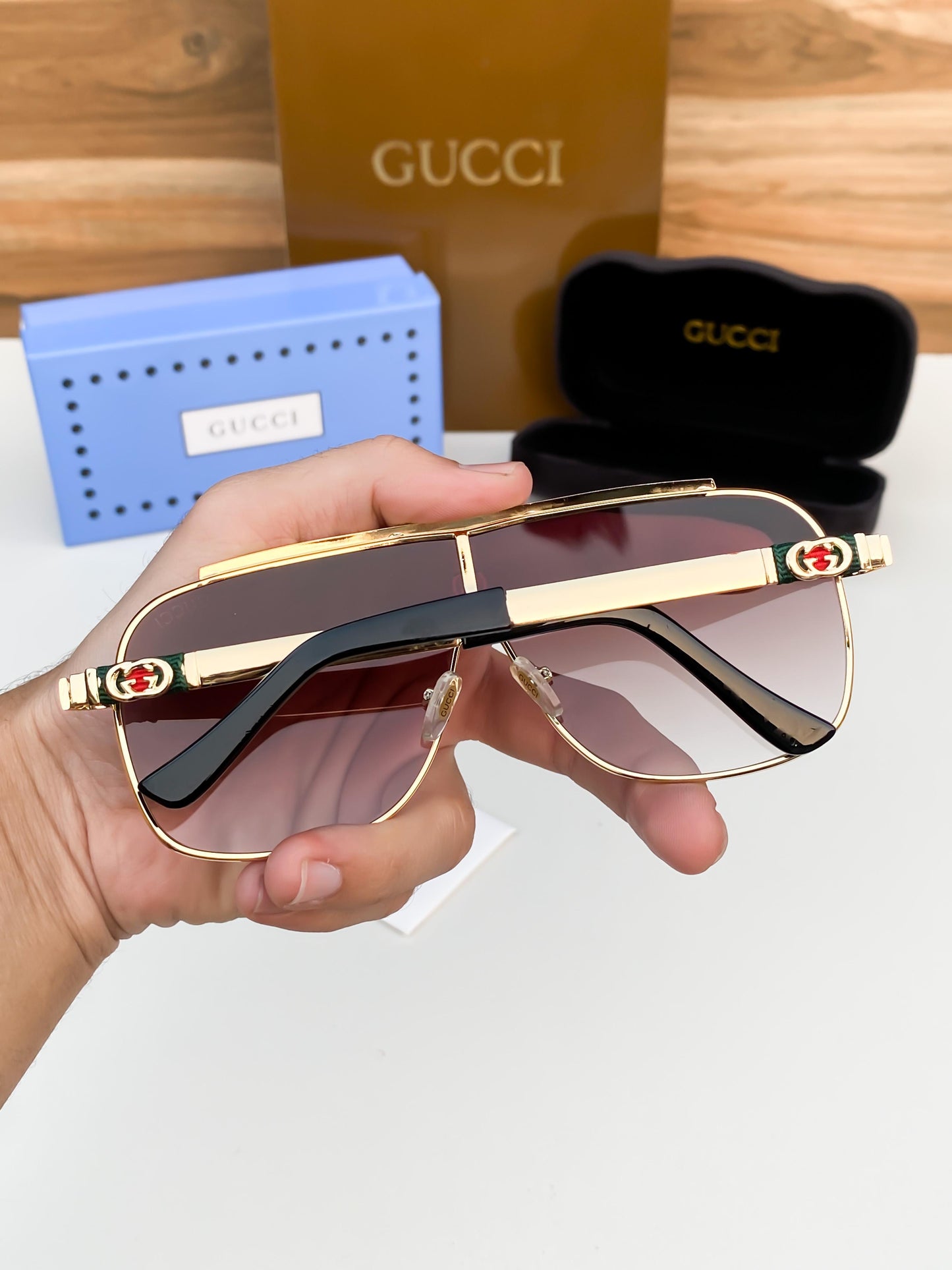 GUCCI 1508 BROWN GOLD