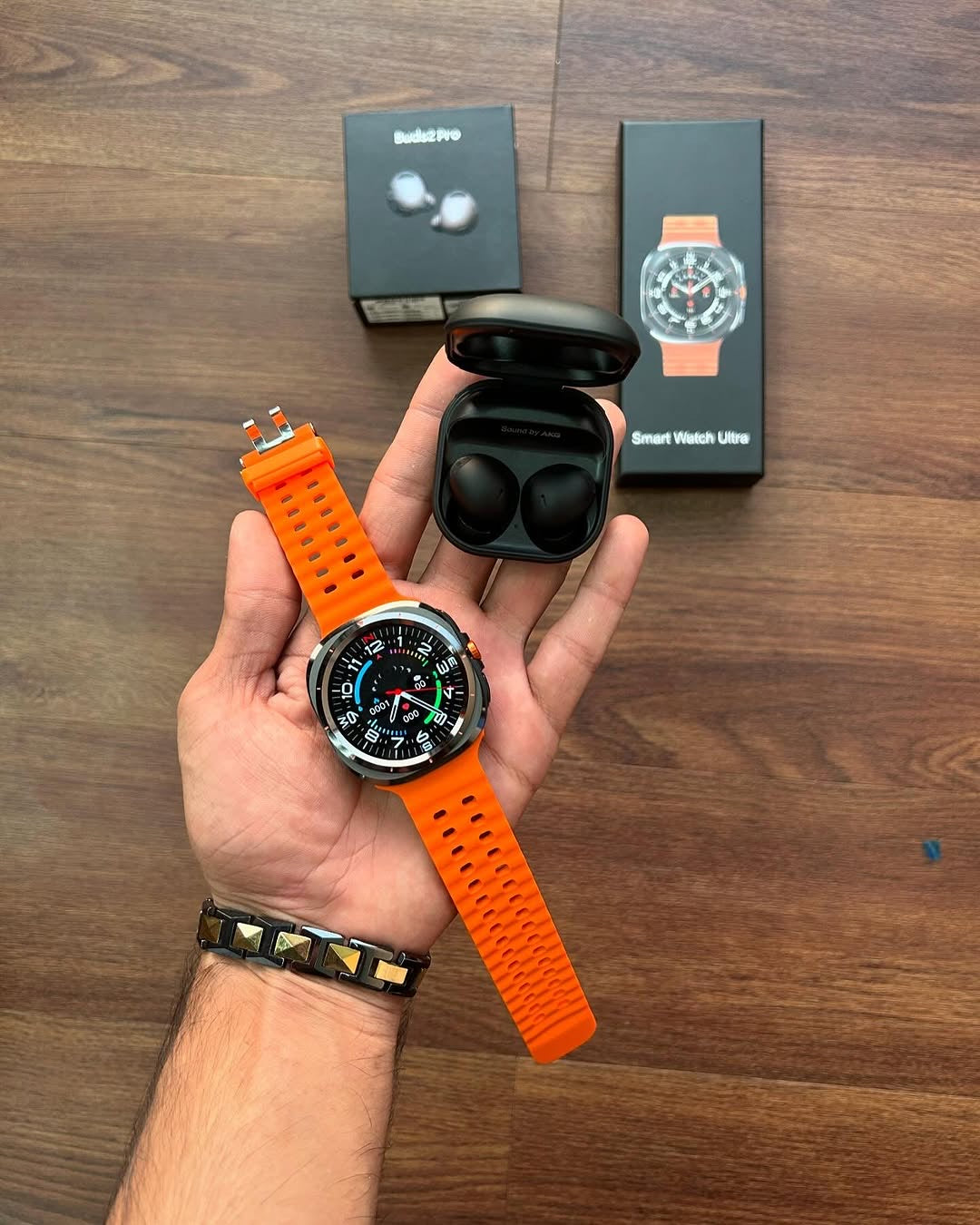 COMBO OFFER 💯SAMSUNG ULTARA WATCH AND SAMSUNG BUDS 2 pro