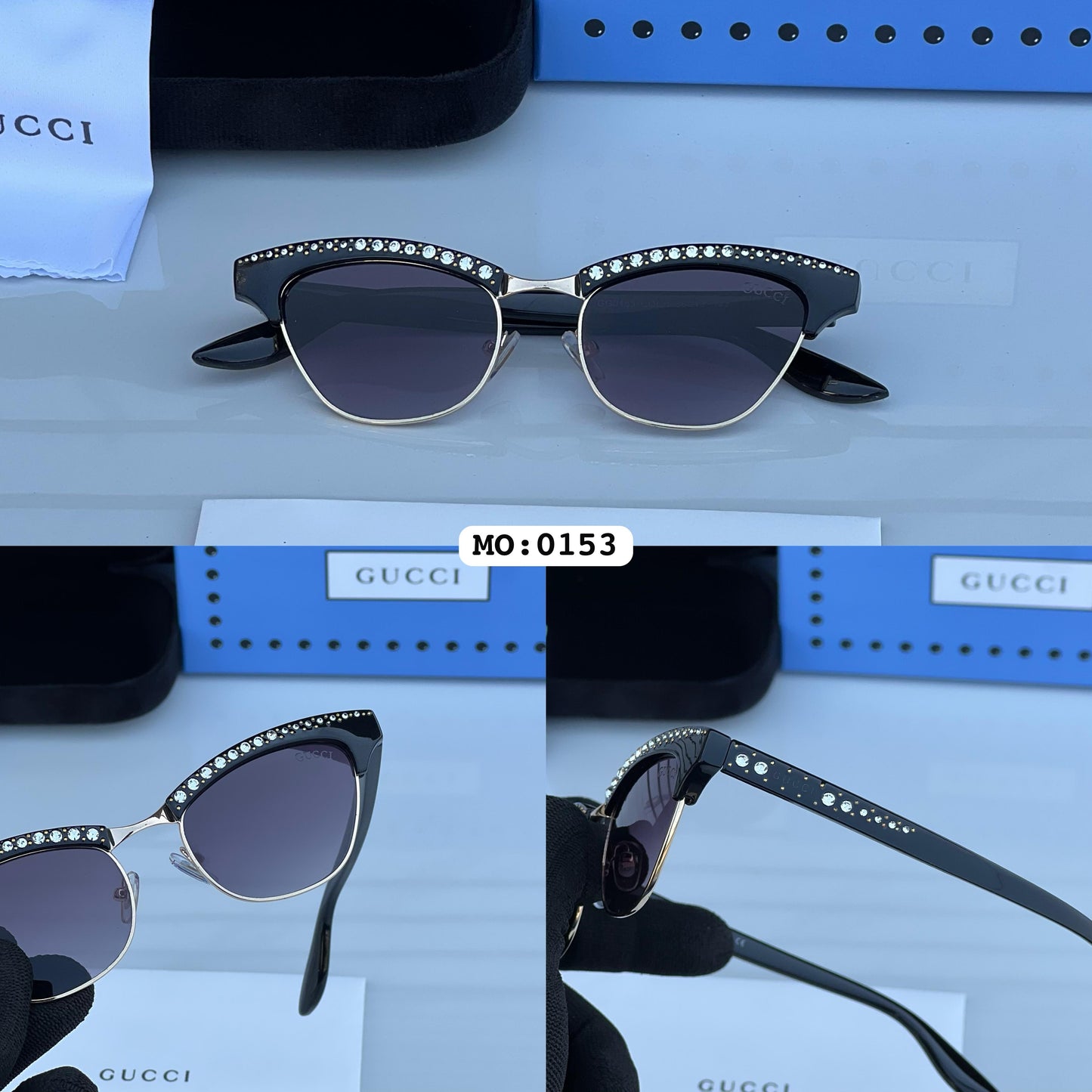 GUCCI 0153 BLACK PURPLE