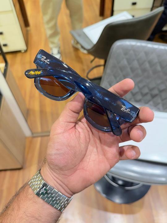 rayban 4940 puffer blue brown